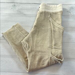 Tribe Kelley Edgy Joggers Lounge Pants Cozy Beige Oatmeal Size XL‎
